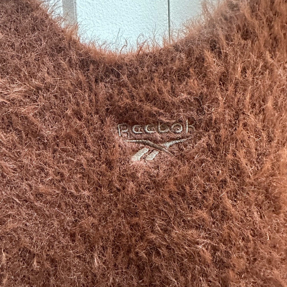 Reebok Brown Fluffy Bralette/ Crop top - Picture 6 of 9